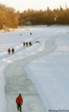 JOE BRYKSA / WINNIPEG FREE PRESS
The Assiniboine Credit Union River Trail in its prime, earlier this winter.  The trail winds its way 9.34 kilometres along the Assiniboine River from The Forks to Assiniboine Park.