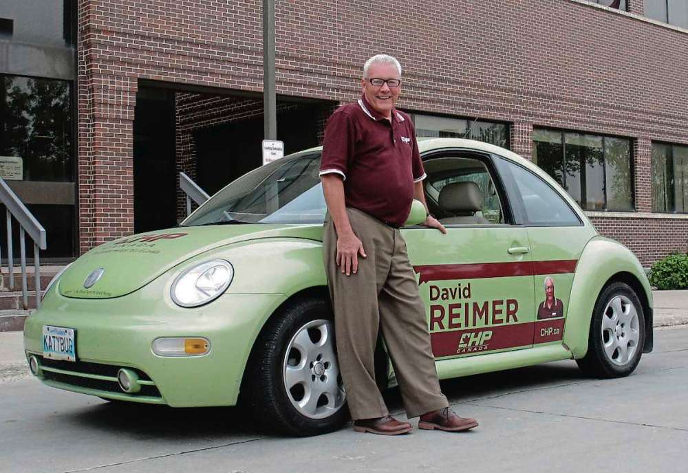 Photo by Sheldon Birnie
David Reimer of the Christian Heritage Party is running for the seat in Kildonan-St. Paul.