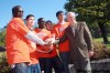 KEN GIGLIOTTI / WINNIPEG FREE PRESS
NDP leadership candidate Greg Selinger with students from the Winnipeg Aboriginal Sport Achievement Centre at an announcement regarding a Selinger's northern and aboriginal strategy.