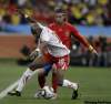 JULIE JACOBSON / THE ASSOCIATED PRESS
Spain’s Sergio Ramos (rear) and Switzerland’s Gelson Fernandes battle for the possession during Wednesday’s match.