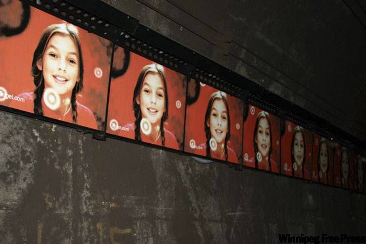 Image of the target ad for an article about the Sidetrack Technologies subway tunnel advertising company.