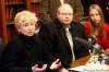 KEN GIGLIOTTI / WINNIPEG FREE PRESS
The Andrzejcak family brings a petition with 1,400 names on it calling for tougher penalties and monitoring for car thieves to the Manitoba Legislature. Pictured are Jolanta  Andrzejcak with son Kamil with Kamil's wife Elizabeth.