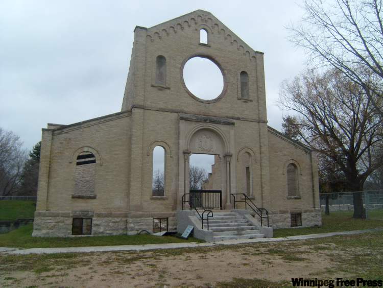 Neil Babaluk for the Winnipeg Free Press
Trappist Monastery Provincial Park preserves the ruins of the Our Lady of the Prairies Monastery, which burned down in 1983.