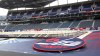 JOE BRYKSA / WINNIPEG FREE PRESS
Crews work on finishing touches for the 2016 Heritage Classic at Investors Group Field in Winnipeg.