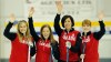 KEN GIGLIOTTI / FREE PRESS files
Jennifer Jones, Kaitlyn Lawes, Jill Officer and Dawn McEwen were honoured as Manitoba's top sports team.