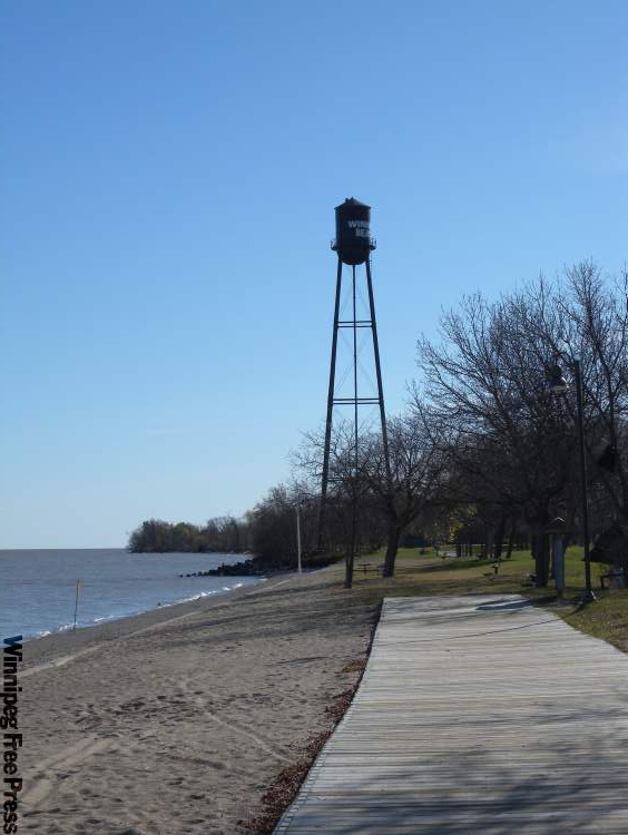Neil Babaluk for the Winnipeg Free Press
Where an amusement park and original boardwalk once stood, Winnipeg Beach Provincial Park now spans the length of the town's beach. The park features a grass picnic area and a re-creation of the town's famous boardwalk.