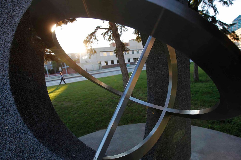 John Woods / Free Press files
Centennial Survey Monument