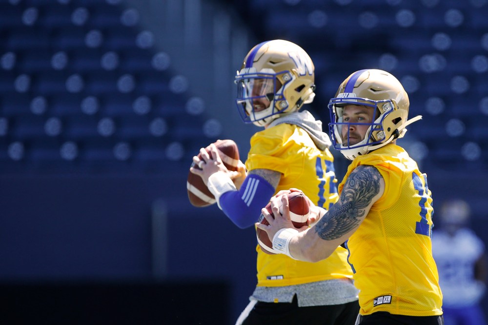 Training camps can't just be eliminated, and neither could bye weeks. (John Woods / Winnipeg Free Press files)