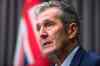 MIKAELA MACKENZIE / WINNIPEG FREE PRESS

Premier Brian Pallister announces a state of emergency in the province of Manitoba at the Manitoba Legislative Building in Winnipeg on Friday, March 20, 2020. 
Winnipeg Free Press 2020