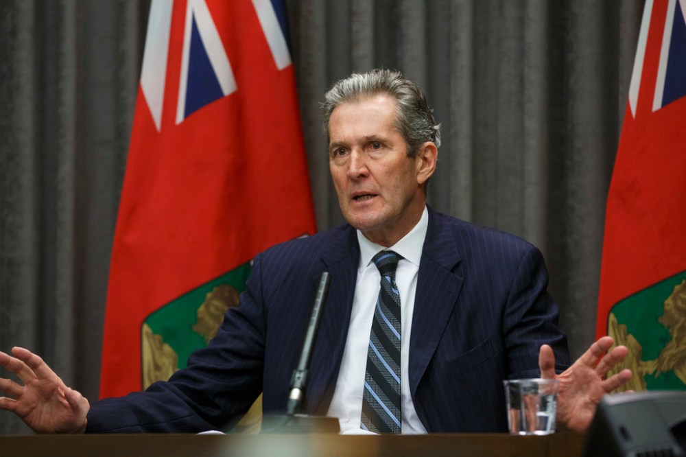 The Manitoba government, led by Premier Brian Pallister, is giving a one-time, $200 tax-free payment to anyone aged 65 or older, regardless of income. (Mike Deal / Winnipeg Free Press files)