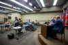 Education Minister Kelvin Goertzen and Brent Roussin, chief provincial public health officer, speak to the media about the fall back-to-school plan on Thursday. (Mikaela MacKenzie / Winnipeg Free Press)