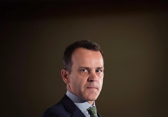 Canada Mortgage and Housing Corp. (CMHC) President and CEO Evan Siddall steps away from the podium after addressing the Greater Vancouver Board of Trade, in Vancouver, B.C., on Wednesday, November 30, 2016. THE CANADIAN PRESS/Darryl Dyck