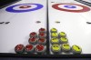 Curling rocks are shown Friday, Feb. 10, 2017, during a media demonstration the day before the opening ceremonies of the USA Curling Nationals in Everett, Wash. THE CANADIAN PRESS/AP, Ted S. Warren