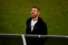 Toronto FC head coach Greg Vanney smiles during the first half of an MLS soccer match against Columbus Crew, Sunday, Sept. 27, 2020, in East Hartford, Conn. THE CANADIAN PRESS/AP/Jessica Hill