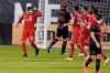 Toronto FC's Alejandro Pozuelo, left, pumps his fist after scoring a penalty goal against the New York Red Bulls during the first half of an MLS soccer match, Wednesday, Oct. 14, 2020, in East Hartford, Conn. THE CANADIAN PRESS/AP/Jessica Hill