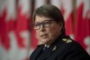 RCMP Commissioner Brenda Lucki speaks during a news conference in Ottawa, Wednesday October 21, 2020. Perry Bellegarde, national chief of the Assembly of First Nations, says he is set to tell Prime Minister Justin Trudeau he has 'lost confidence' in RCMP Commissioner Lucki. THE CANADIAN PRESS/Adrian Wyld