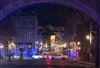 Police cars block the Saint-Louis Street near the Chateau Frontenac, early Sunday, November 1, 2020 in Quebec City.&nbsp;Extra mental health supports are available for those in Quebec's capital, which was shaken by a deadly sword attack on Halloween night. THE CANADIAN PRESS/Jacques Boissinot
