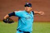 Toronto Blue Jays' Hyun-Jin Ryu pitches to the Tampa Bay Rays during the first inning of Game 2 of an American League wild-card baseball series Wednesday, Sept. 30, 2020, in St. Petersburg, Fla. THE CANADIAN PRESS/AP-Chris O'Meara