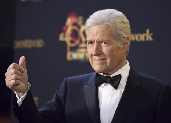 Alex Trebek poses in the press room at the 46th annual Daytime Emmy Awards at the Pasadena Civic Center on May 5, 2019, in Pasadena, Calif. THE CANADIAN PRESS/AP, Richard Shotwell/Invision