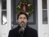 Prime Minister Justin Trudeau speak to the media about the COVID-19 virus outside Rideau Cottage in Ottawa, Friday, Nov. 20, 2020. THE CANADIAN PRESS/Adrian Wyld