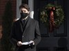 Prime Minister Justin Trudeau walk to the podium for a news conference outside of Rideau Cottage in Ottawa, Tuesday November 24, 2020. THE CANADIAN PRESS/Adrian Wyld