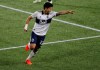 Vancouver Whitecaps forward Fredy Montero celebrates after scoring a goal against the Los Angeles Galaxy during the second half of an MLS soccer match in Portland, Ore., Sunday, Nov. 8, 2020. The Vancouver Whitecaps are hanging on to several of their young players and continuing contract talks with two veterans, including Montero. THE CANADIAN PRESS/AP-Steve Dipaola
