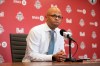 Toronto FC general manager Ali Curtis speaks to the media during an end of season availability in Toronto on November 13, 2019. THE CANADIAN PRESS/Chris Young