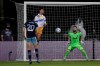 Vancouver Whitecaps goalkeeper Maxime Crepeau, right, reacts as San Jose Earthquakes forward Chris Wondolowski, second from left, heads the ball for a goal as Jasser Khmiri (20) defends during the second half of an MLS soccer match on July 15, 2020, in Kissimmee, Fla. THE CANADIAN PRESS/AP, John Raoux
