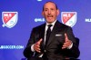 Major League Soccer Commissioner Don Garber speaks during the Major League Soccer 25th Season kickoff event in New York, Feb. 26, 2020. Calling it 