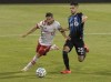 Montreal Impact midfielder Emanuel Maciel (25) moves in on Toronto FC forward Pablo Piatti (7) during second half MLS soccer action in Montreal on August 28, 2020. Attackers Piatti, Maxi Urruti and Fredy Montero were left unprotected by their Canadian clubs ahead of Tuesday's MLS expansion draft to help stock Austin FC. The league's 27th franchise and third in Texas, Austin is set to kick off in 2021. THE CANADIAN PRESS/Graham Hughes