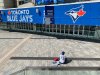 Rene Johnston - Toronto Star
Mike Jackman lined up at 8 a.m. to be the first in line at Gate 5 for the Blue Jays return to the Rogers Centre on July 30.