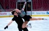Ice dancers Piper Gilles and Paul Poirier perform their routine during a practice in Montreal, on Monday, February 24, 2020.  THE CANADIAN PRESS/Paul Chiasson