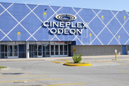 A Cineplex Odeon theatre is shown in Whitby, Ont. on Friday, July 24, 2020. THE CANADIAN PRESS/Chris Young