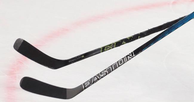 Players' sticks are shown during the Ice Hockey World Championships Group A match between Russia and Denmark, in Moscow, Russia, on Thursday, May 12, 2016. The city of Cranbrook, B.C., is suing its former major junior hockey team as well as the Western Hockey League over the team's departure in 2019. The Kootenay Ice left for Manitoba before the start of the 2019-2020 season, becoming the Winnipeg Ice.THE CANADIAN PRESS/AP, Ivan Sekretarev