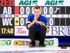 Team Alberta skip Brendan Bottcher visualizes his delivery as he takes on Team Wild Card during the championship round at the Brier in Kingston, Ont., on March 6, 2020. THE CANADIAN PRESS/Sean Kilpatrick