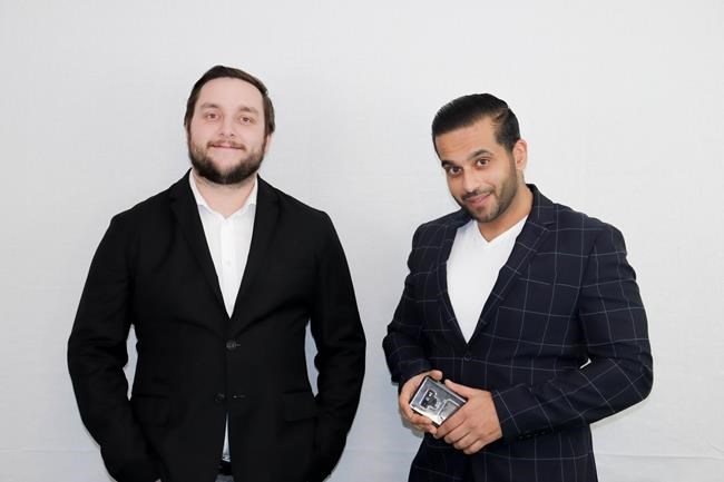 Jesse Reitberger, left, and Sheraz Ali pose for an undated handout photo. Reitberger and Ali founded Canadian Islamic Wealth, in Winnipeg, to help Muslims invest their money according to their religious values. Faith-based and socially responsible investing are growing trends in Canada. THE CANADIAN PRESS/HO, *MANDATORY CREDIT*