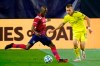 FC Dallas forward Fafa Picault, left, steps into a kick as Nashville SC midfielder Alistair Johnston (12) defends during the first half of an MLS soccer match, Tuesday, Oct. 20, 2020, in Nashville, Tenn. A dozen Canadians are available in Thursday's slimmed-down MLS SuperDraft, reduced to three rounds from four this year. While the draft is not the pipeline it once was, the success of players like Johnston, taken 11th overall last year by expansion Nashville SC, show there are still success stories.THE CANADIAN PRESS/AP/Mark Humphrey