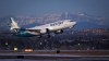 The first commercial flight of the Boeing 737 Max in Canada since the aircraft was cleared to fly again in Canadian airspace lifts off in Calgary, Alta., Thursday, Jan. 21, 2021. THE CANADIAN PRESS/Jeff McIntosh