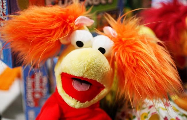 Red Fraggle, one of Jim Henson Company's Fraggle Rock characers, is shown at Time To Play Holiday Show, Tuesday, Sept. 28, 2010, in New York. The Jim Henson Company says production has officially started in Calgary on a reboot of the original 1980s children's puppet series, which was filmed in Toronto.THE CANADIAN PRESS/AP/Mark Lennihan