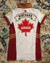 Canada second Shannon Birchard's new curling uniform top is seen in a handout photo published to social media on Monday, Feb. 15, 2021. Uniforms for the 18 teams competing at the Scotties Tournament of Hearts will feature a retro look and colourful designs. THE CANADIAN PRESS/HO-Shannon Birchard, *MANDATORY CREDIT*