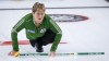 Team Saskatchewan skip Sherry Anderson reacts to her shot against Team Quebec at the Scotties Tournament of Hearts in Calgary, Alta., Tuesday, Feb. 23, 2021.THE CANADIAN PRESS/Jeff McIntosh