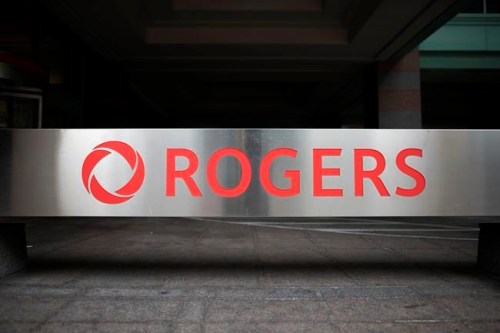 The Rogers Logo is photographed in Toronto on Monday, September 30, 2019. THE CANADIAN PRESS/ Tijana Martin