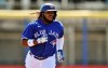 Toronto Blue Jays' Vladimir Guerrero Jr. circles the bases after hitting a three-run home run off Detroit Tigers starter Michael Fulmer during the first inning of a spring training baseball game Thursday, March 11, 2021, at TD Ballpark in Dunedin, Fla. THE CANADIAN PRESS/Steve Nesius
