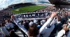 A Vancouver Whitecaps FC fan celebrates the teams first goal during the first half of an MLS soccer game in Vancouver, B.C., on Saturday March 19, 2011. The Whitecaps are playing their inaugural game in the MLS leagure. THE CANADIAN PRESS/Jonathan Hayward