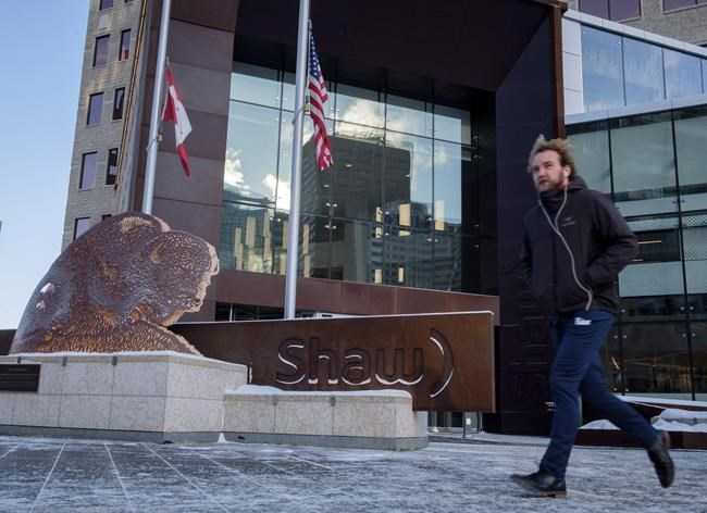 The Shaw Communications headquarters is seen in Calgary, Thursday, Jan. 11, 2018. THE CANADIAN PRESS/Jeff McIntosh