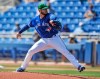 Toronto Blue Jays starter Thomas Hatch pitches against the New York Yankees during the first inning of a spring training baseball game Wednesday, March 17, 2021, at TD Ballpark in Dunedin, Fla. THE CANADIAN PRESS/Steve Nesius