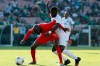 Canada midfielder Atiba Hutchinson, left, works against Martinique forward Mickael Biron during the second half of a CONCACAF Gold Cup soccer match in Pasadena, Calif., Saturday, June 15, 2019. THE CANADIAN PRESS/AP-Ringo H.W. Chiu