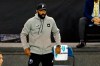 Montreal Impact coach Thierry Henry reacts during the first half of the team's MLS soccer match against Nashville SC, Tuesday, Oct. 27, 2020, in Harrison, N.J. Former CF Montreal coach Thierry Henry says he is quitting social media until the platforms are properly regulated. THE CANADIAN PRESS/AP-Adam Hunger
