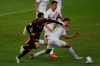 Mexico's Sebastian Cordova, left, and Canada's Zorhan Bassong fight for the ball during a Concacaf Men's Olympic qualifying championship semifinal soccer match in Guadalajara, Mexico, Sunday, March 28, 2021. THE CANADIAN PRESS/AP-Fernando Llano