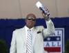National Baseball Hall of Famer Ferguson Jenkins arrives for an induction ceremony at the Clark Sports Center on Sunday, July 24, 2016, in Cooperstown, N.Y. THE CANADIAN PRESS/AP, Mike Groll